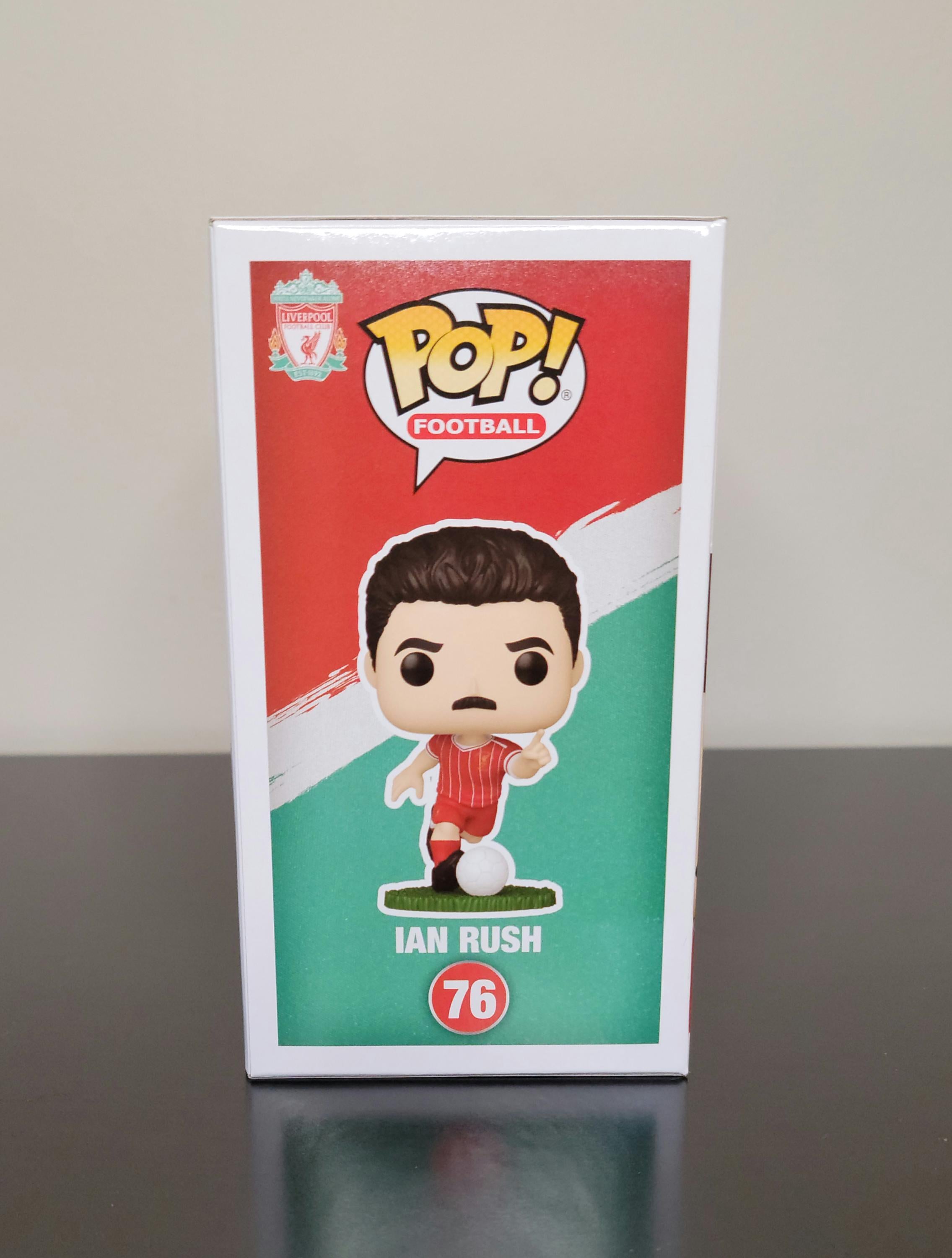Ian Rush Signed Autographed Funko Pop Liverpool LFC Hologram and COA
