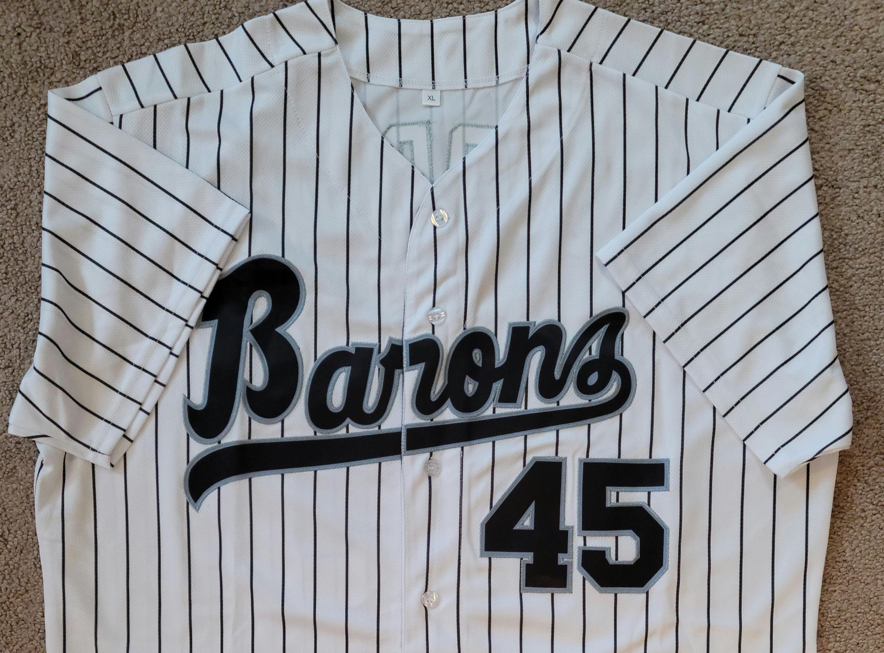 Michael Jordan Signed Autographed Birmingham Barons Jersey Authenticated