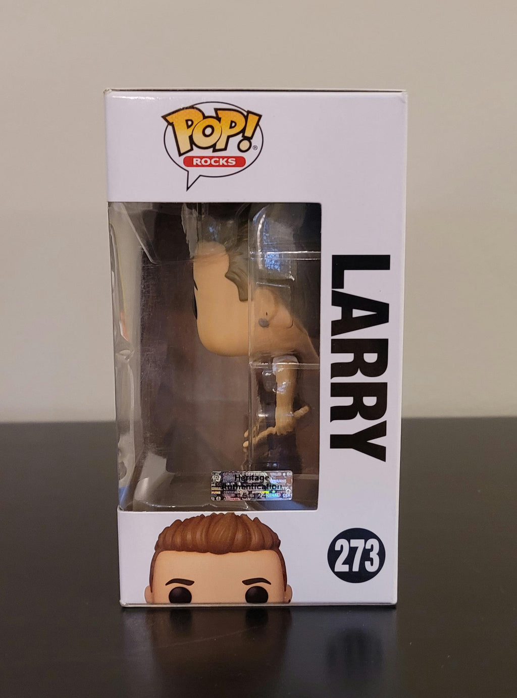 Larry Mullen Jr U2 Signed Autographed Funko Pop Hologram COA Authenticated