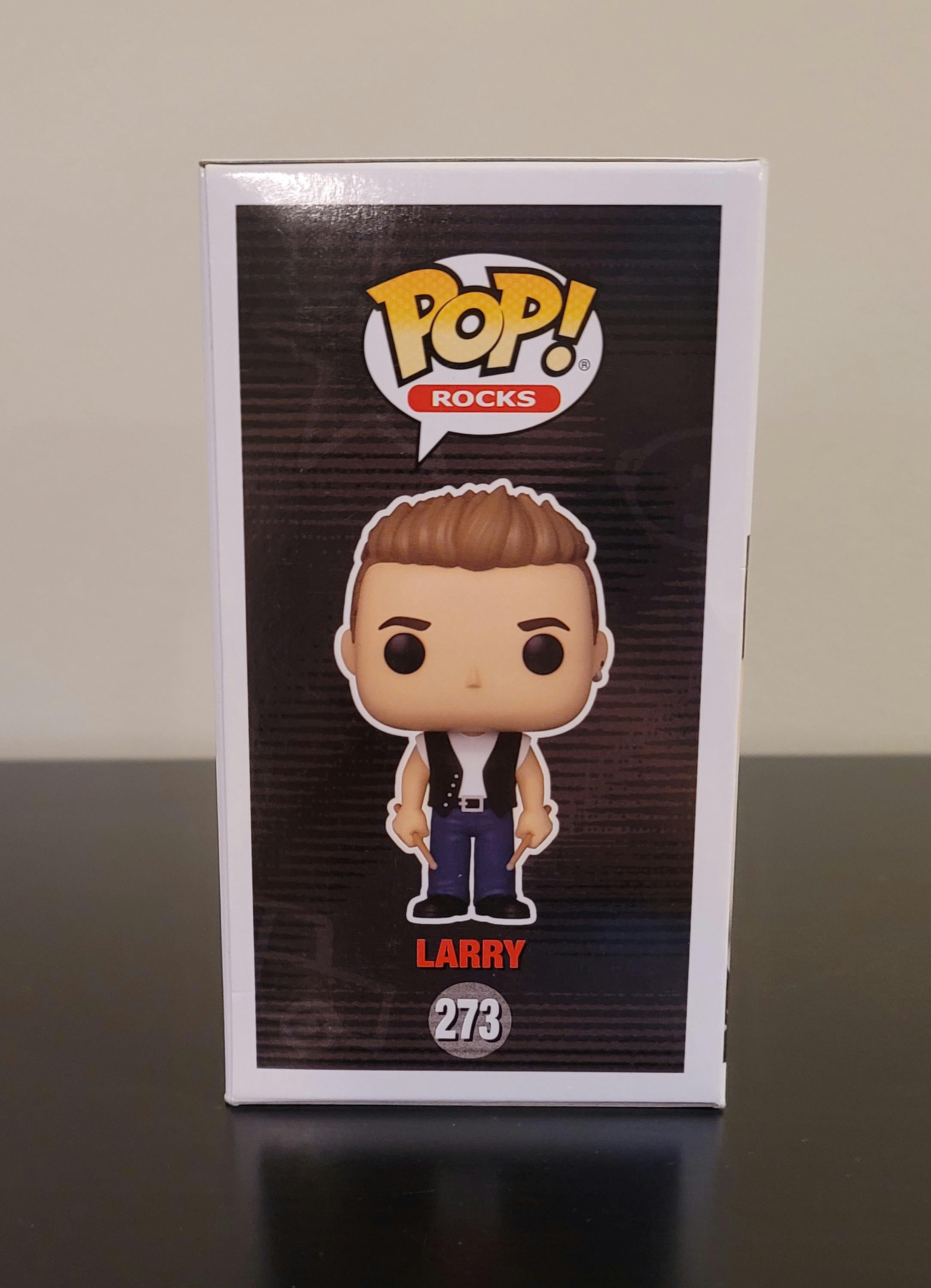 Larry Mullen Jr U2 Signed Autographed Funko Pop Hologram COA Authenticated