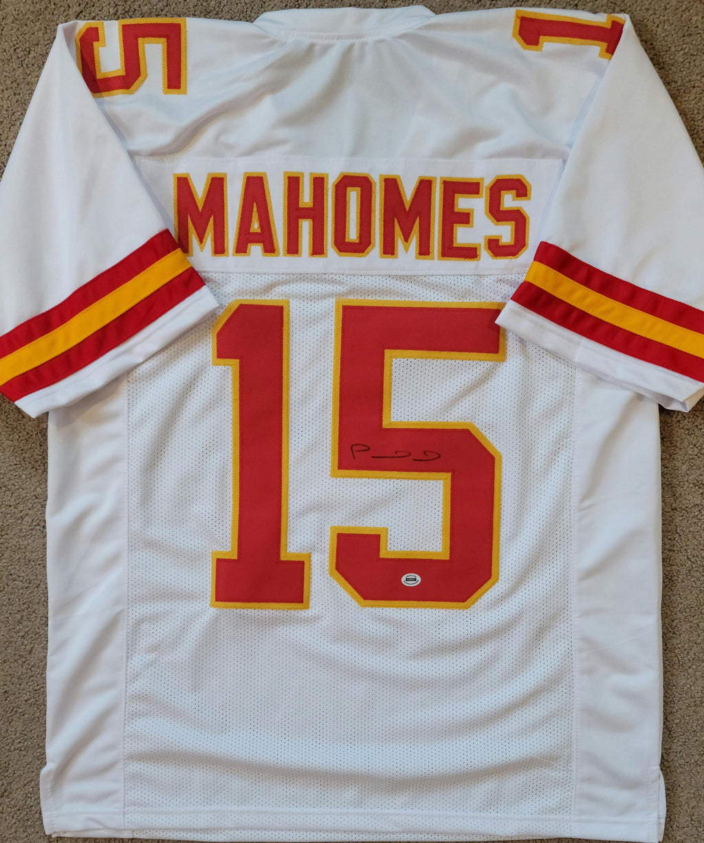 Patrick Mahomes Signed Autographed Kansas City Chiefs Custom Jersey w/ COA