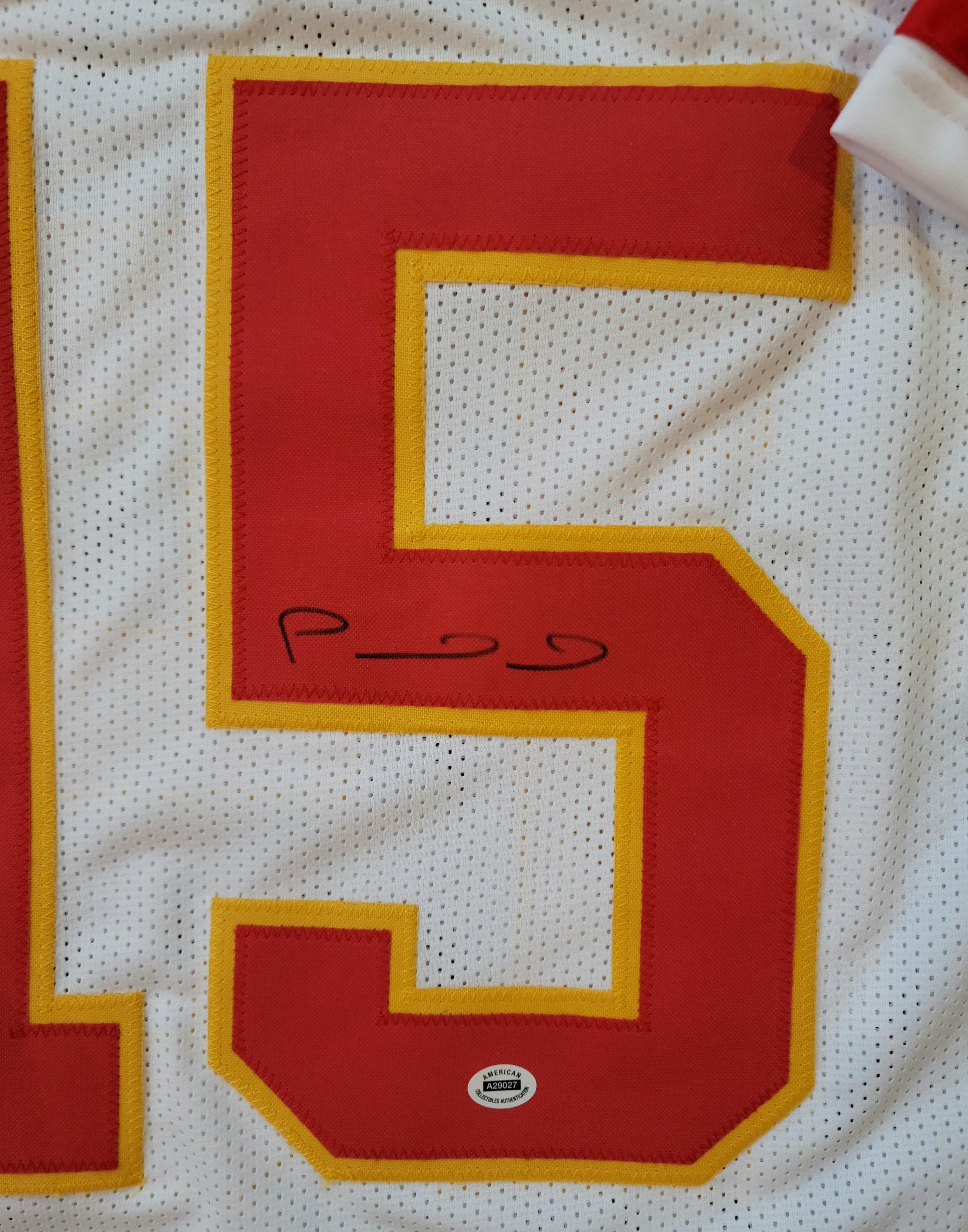 Patrick Mahomes Signed Autographed Kansas City Chiefs Custom Jersey w/ COA