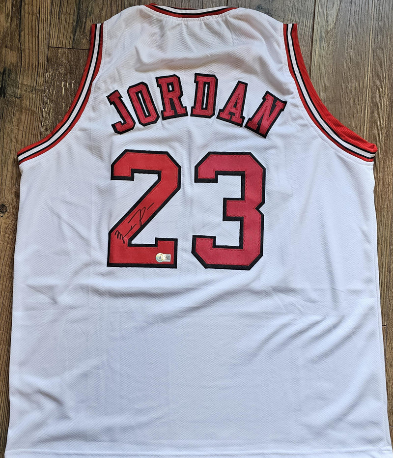 Michael Jordan Signed Rookie Style Jersey – Beckett BAS Authenticated