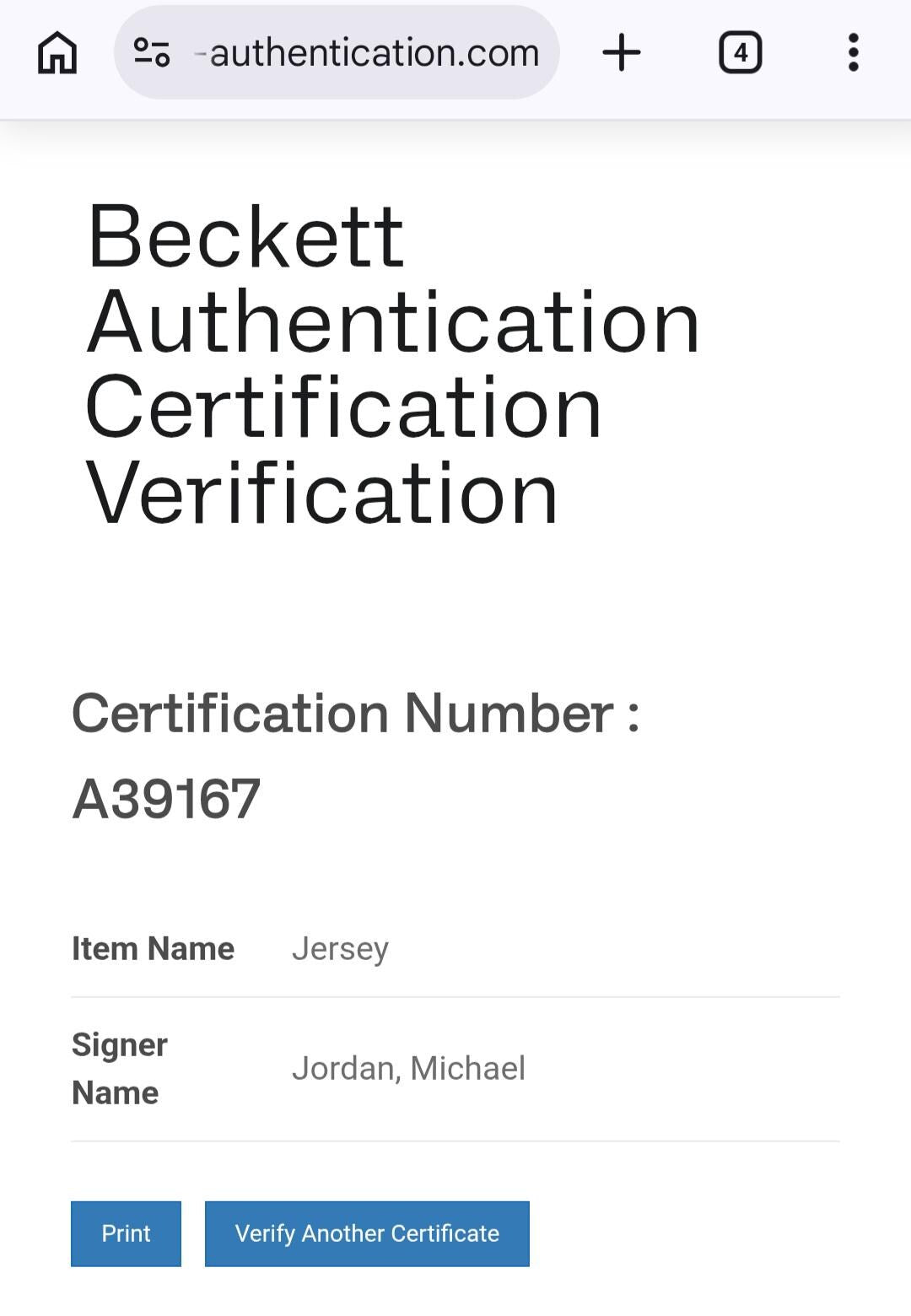 Michael Jordan Signed Rookie Style Jersey – Beckett BAS Authenticated