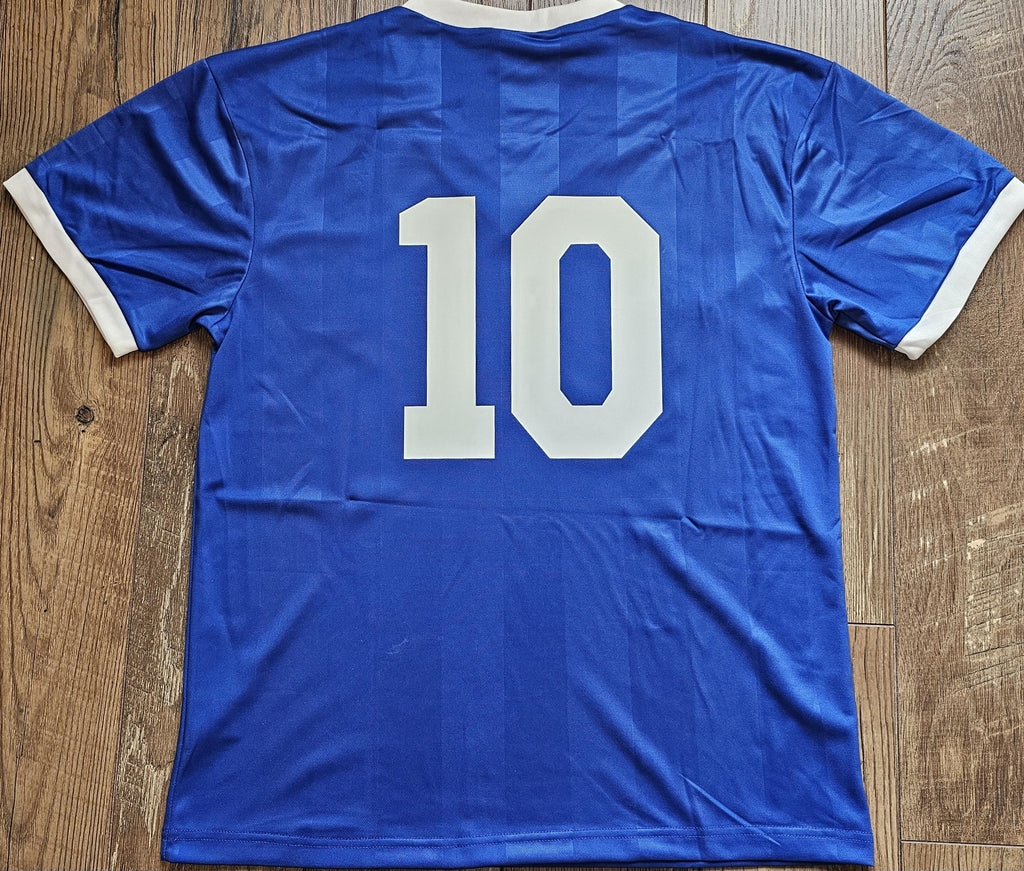 Diego Maradona Signed 1986 World Cup Hand of God Jersey ICONS COA Autographed