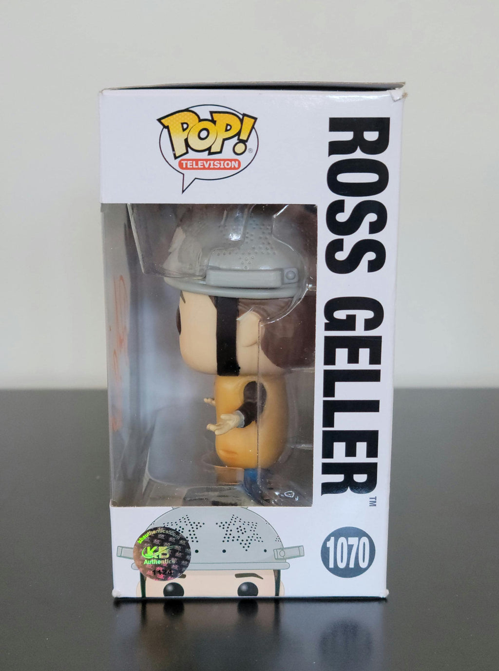 David Schwimmer Autographed Signed Funko Pop Friends Ross Geller w/ Hologram COA