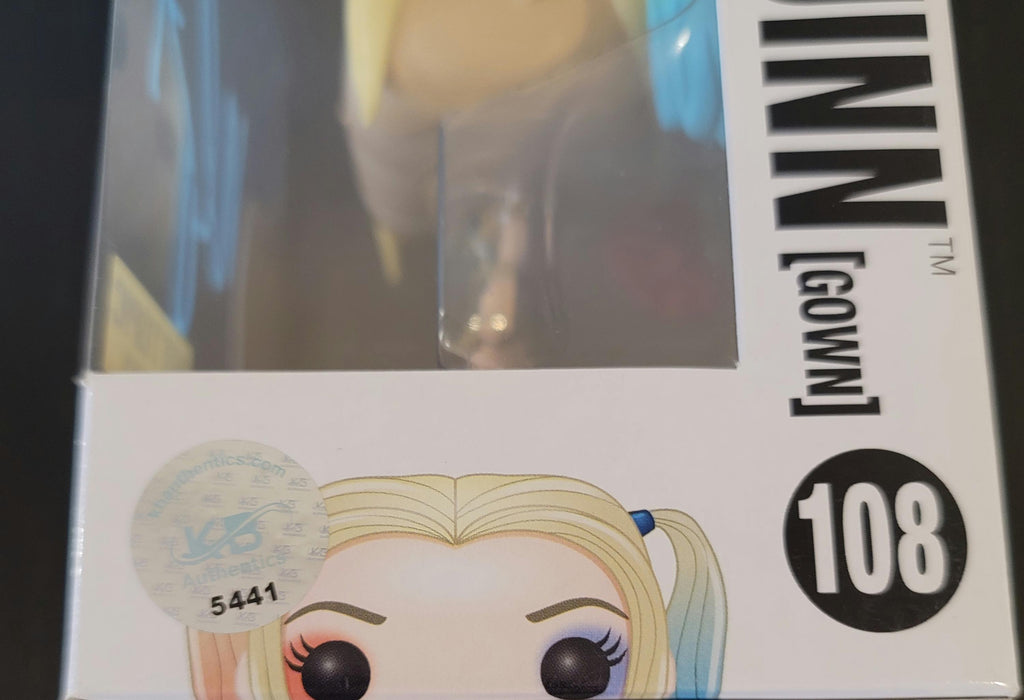 Signed Will Smith & Margot Robbie Funko Pops, Suicide Squad w/COA