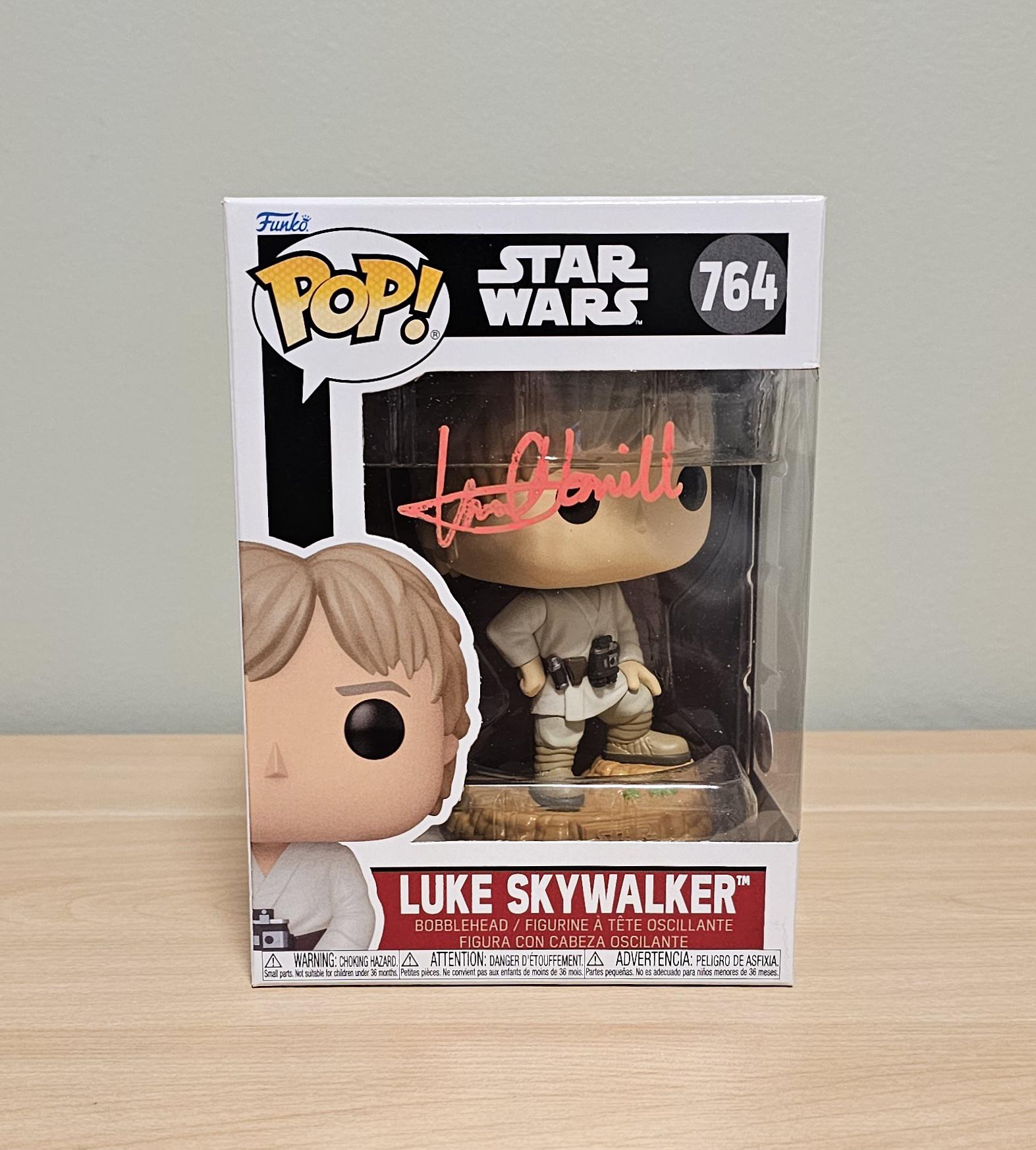 Mark Hamill Signed Funko Pop Star Wars Skywalker JSA COA Autographed Read Description