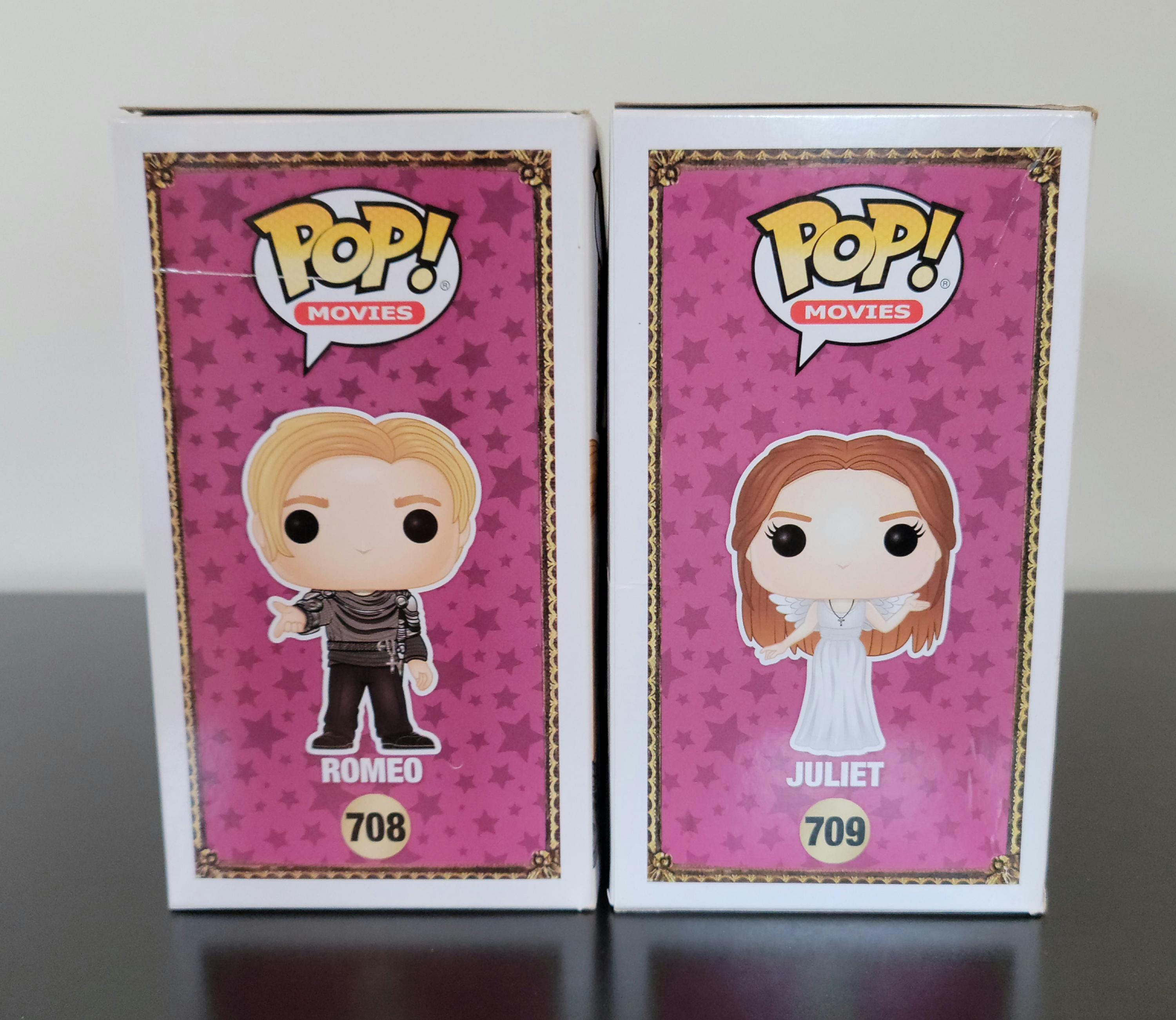 Leonardo Dicaprio & Claire Danes Signed Autographed Funko Pop Romeo + Juliet COA