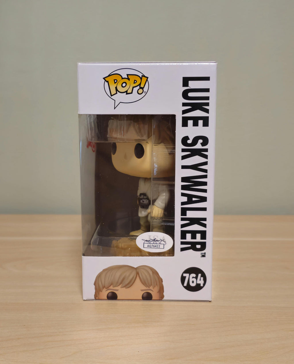 Mark Hamill Signed Funko Pop Star Wars Skywalker JSA COA Autographed Read Description