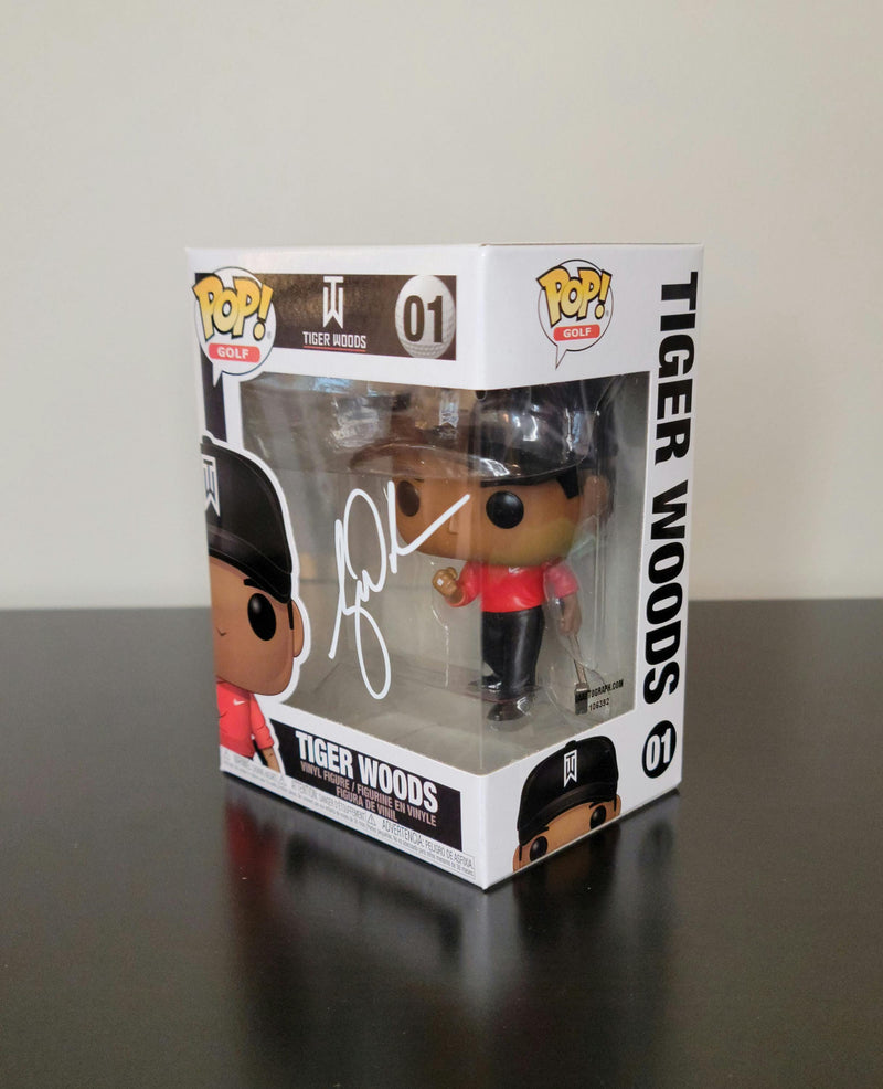 Tiger Woods Signed Autographed ROOKIE Funko PGA Hologram w/COA