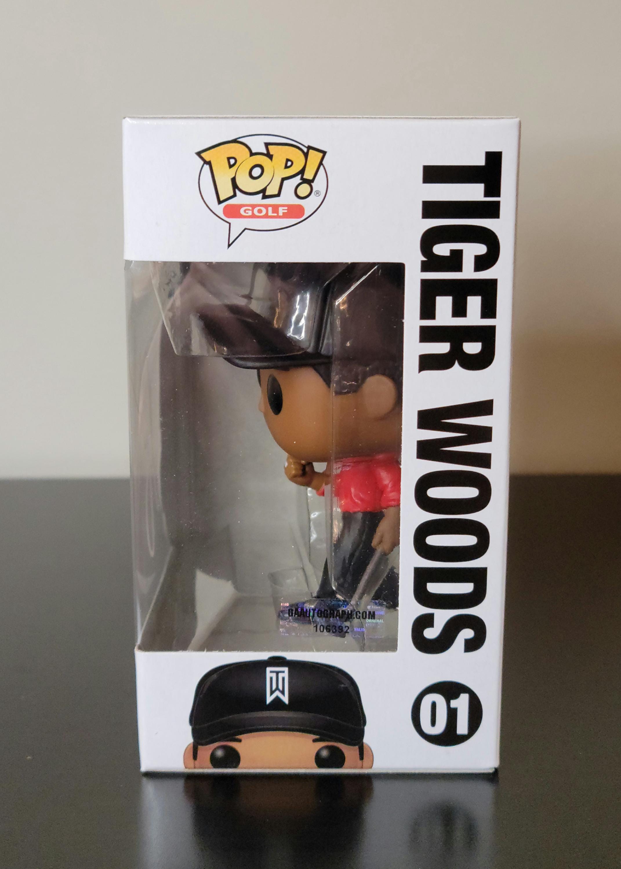 Tiger Woods Signed Autographed ROOKIE Funko PGA Hologram w/COA