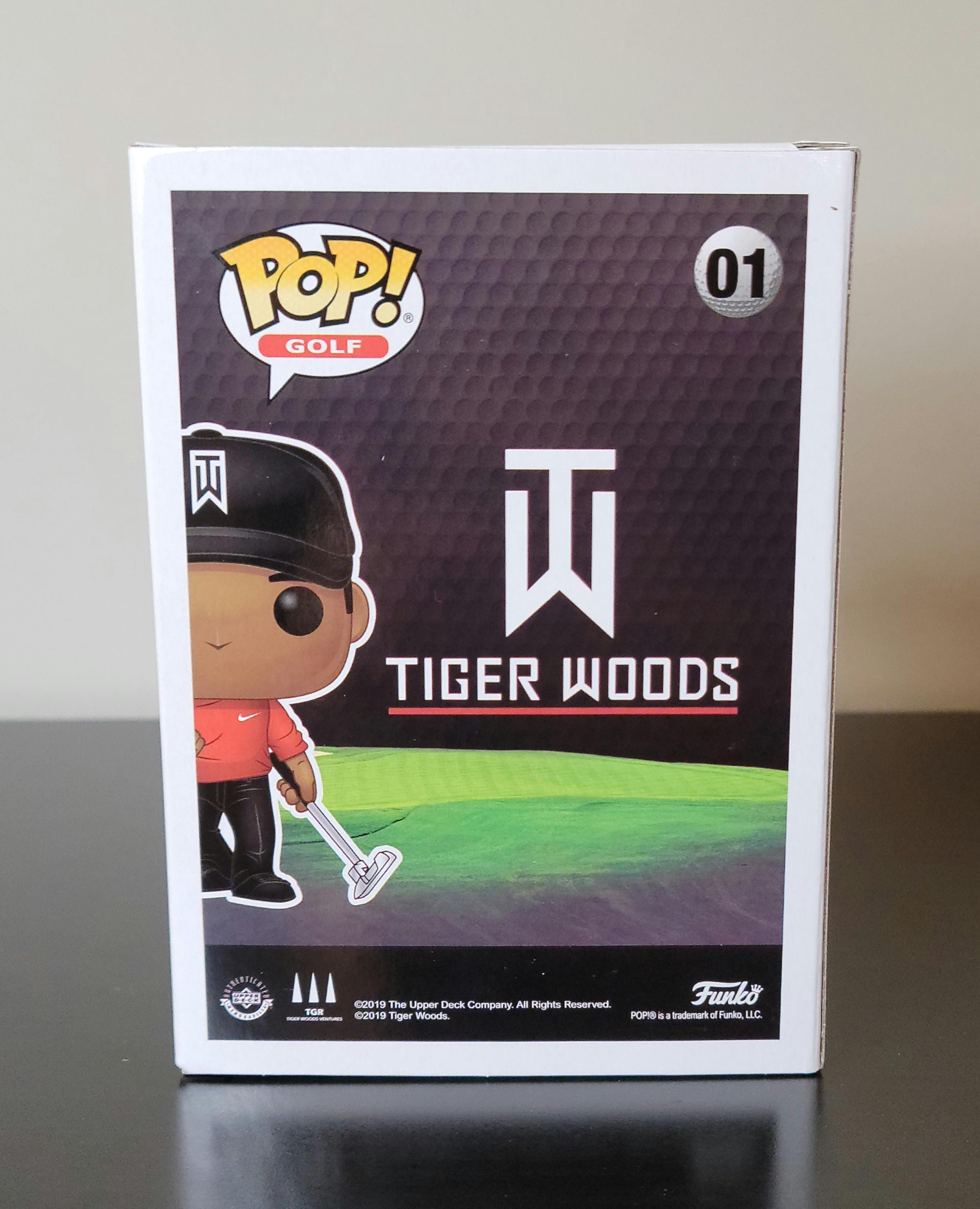 Tiger Woods Signed Autographed ROOKIE Funko PGA Hologram w/COA