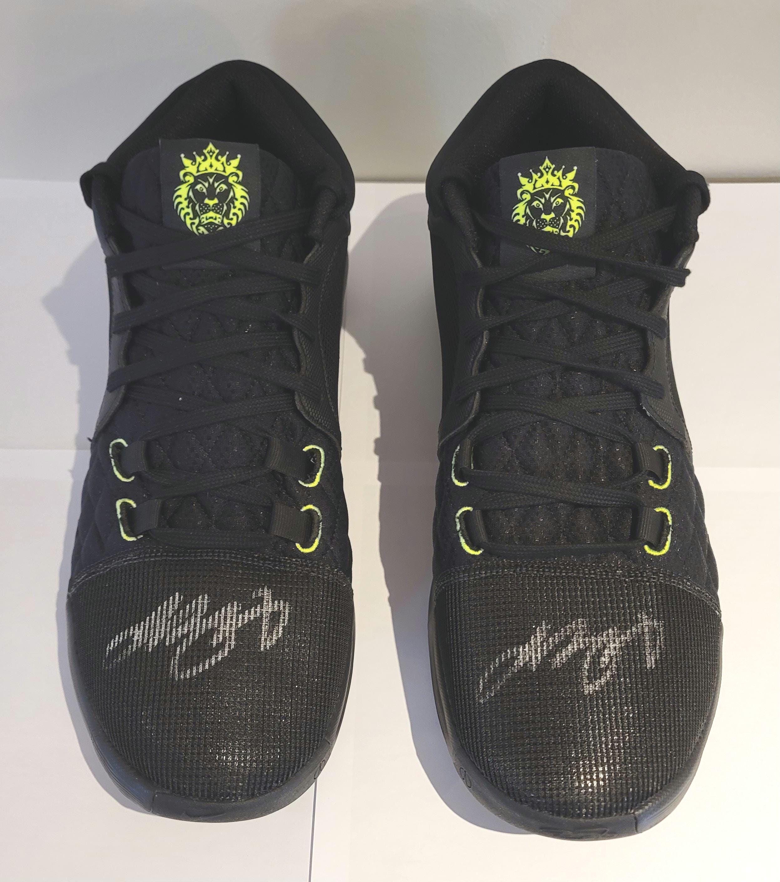 LeBron James Signed Autographed Los Angeles Lakers Custom Shoes w/ Hologram COA