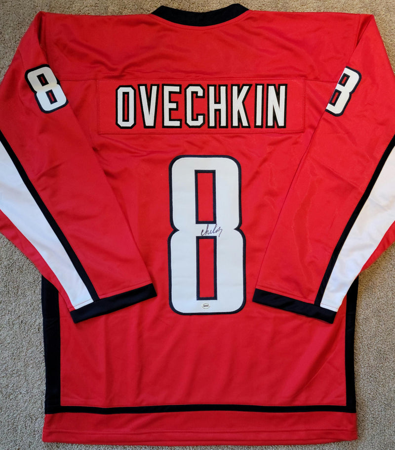 Alexander Ovechkin Signed Autographed Washington Capitals Custom Jersey w/ COA