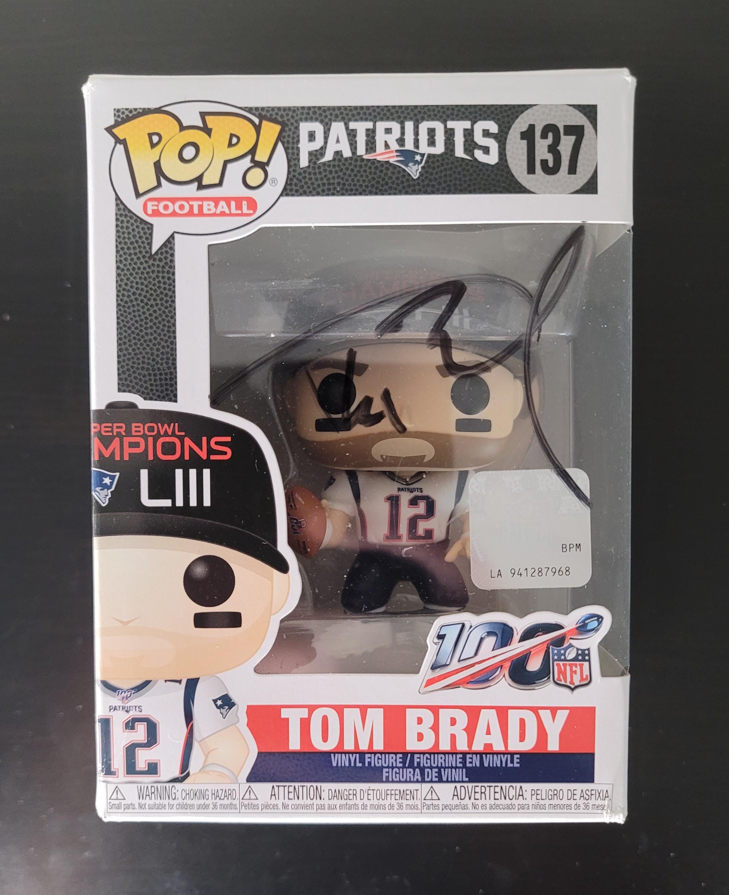 Tom Brady New England Patriots Signed Autographed Funko Pop with COA