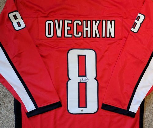 Alexander Ovechkin Signed Autographed Washington Capitals Custom Jersey w/ COA