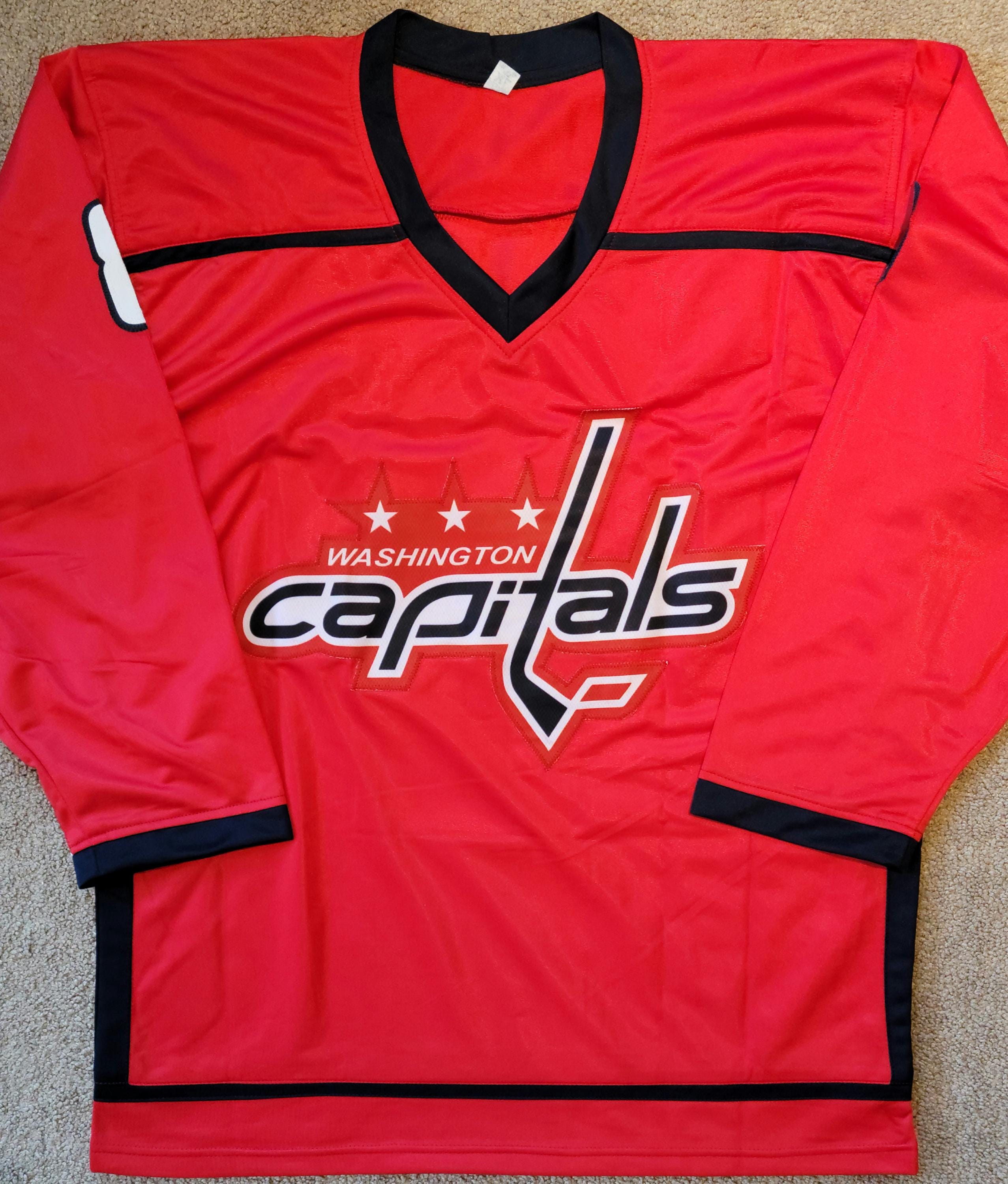 Alexander Ovechkin Signed Autographed Washington Capitals Custom Jersey w/ COA