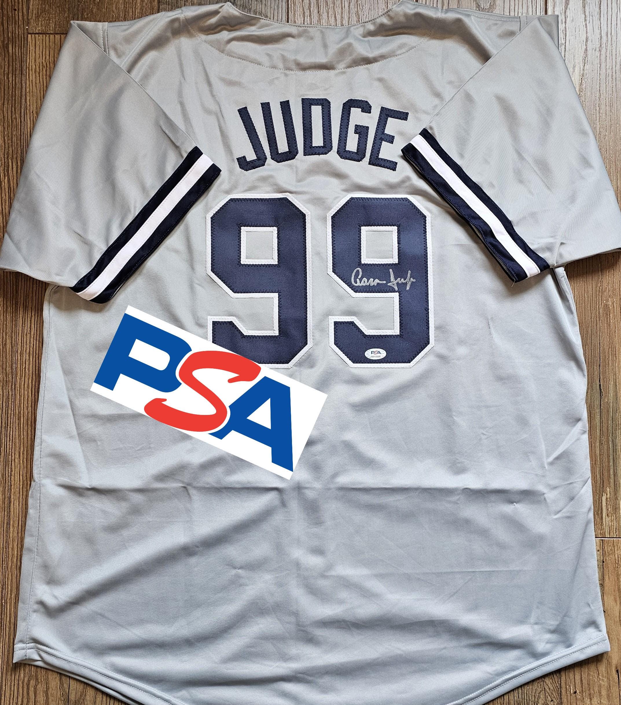 Aaron Judge Signed New York Yankees Custom Jersey PSA COA Autographed