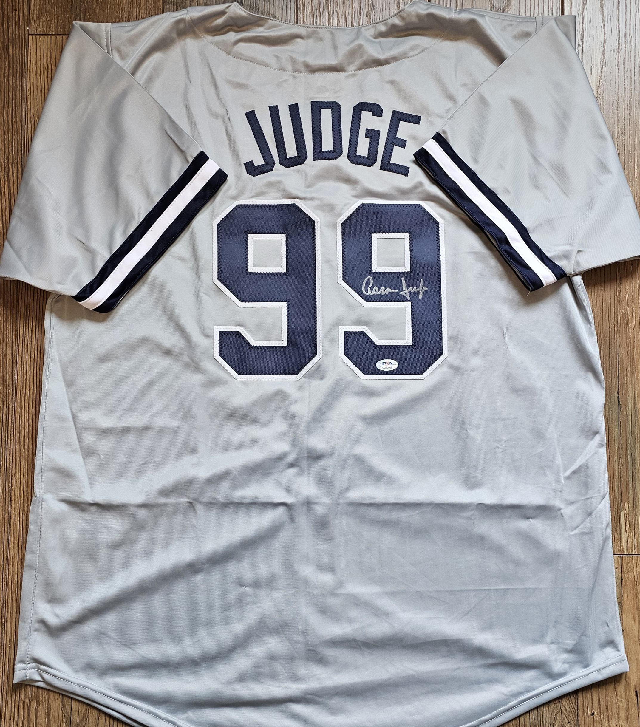 Aaron Judge Signed New York Yankees Custom Jersey PSA COA Autographed
