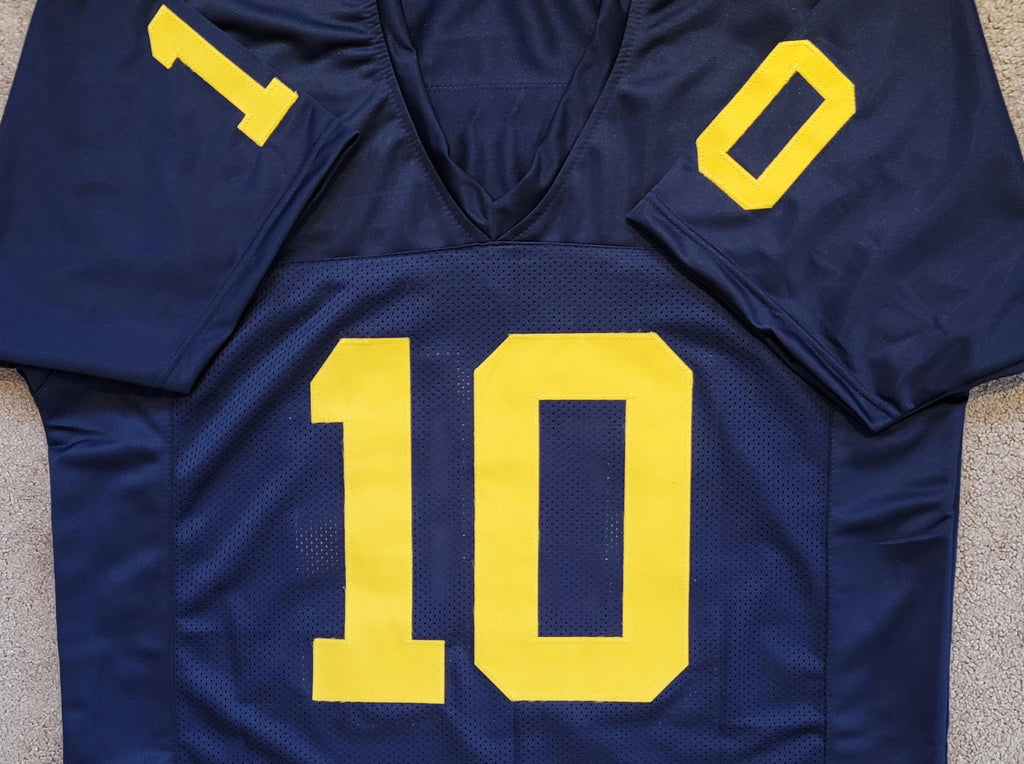 Tom Brady Signed Autographed Michigan Wolverines Custom Jersey w/ COA