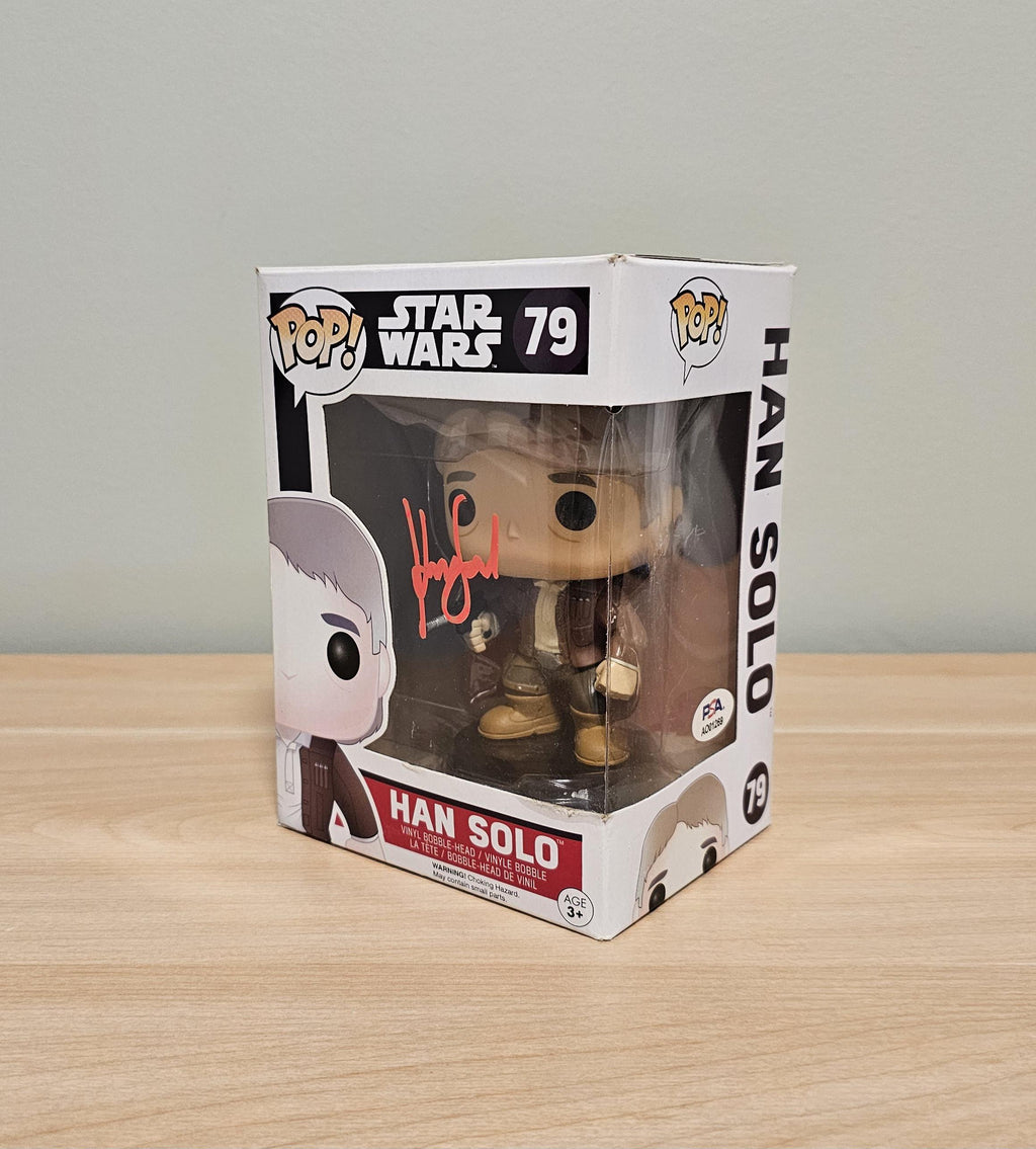 Harrison Ford Signed Star Wars #79 Funko Pop PSA COA Autographed
