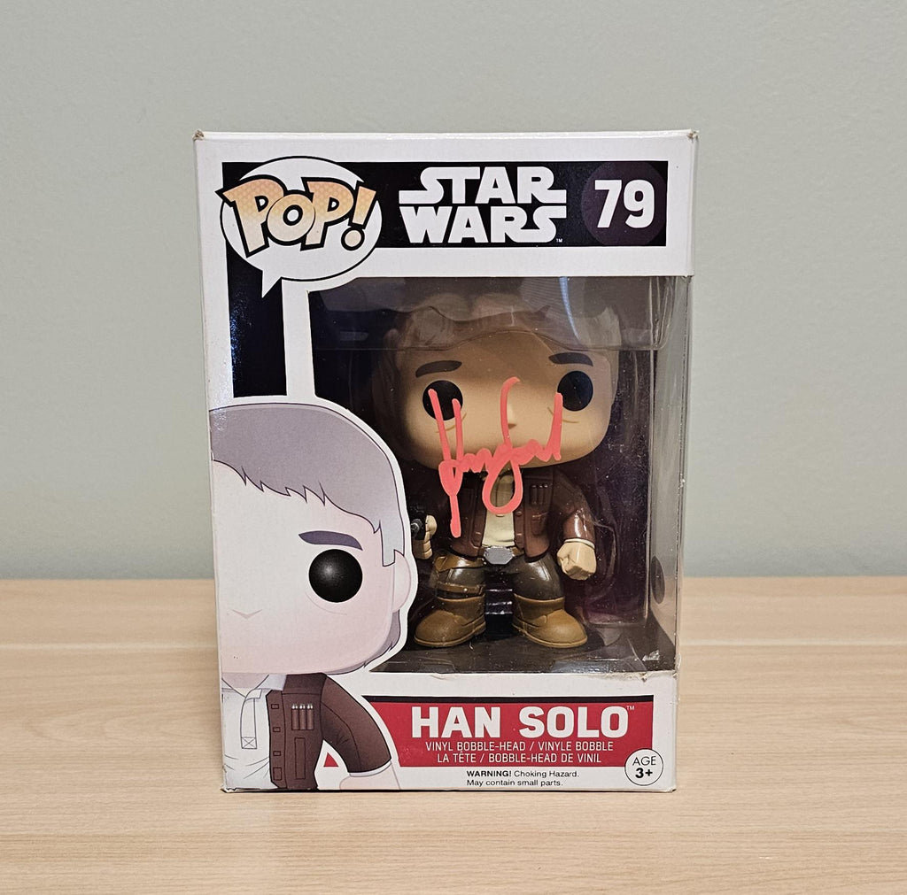 Harrison Ford Signed Star Wars #79 Funko Pop PSA COA Autographed