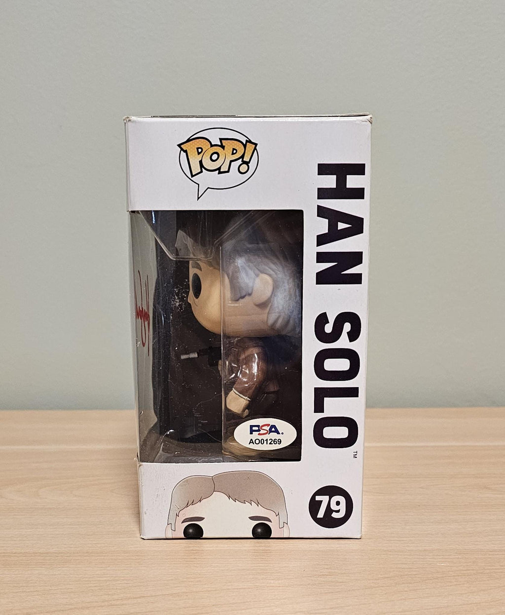 Harrison Ford Signed Star Wars #79 Funko Pop PSA COA Autographed