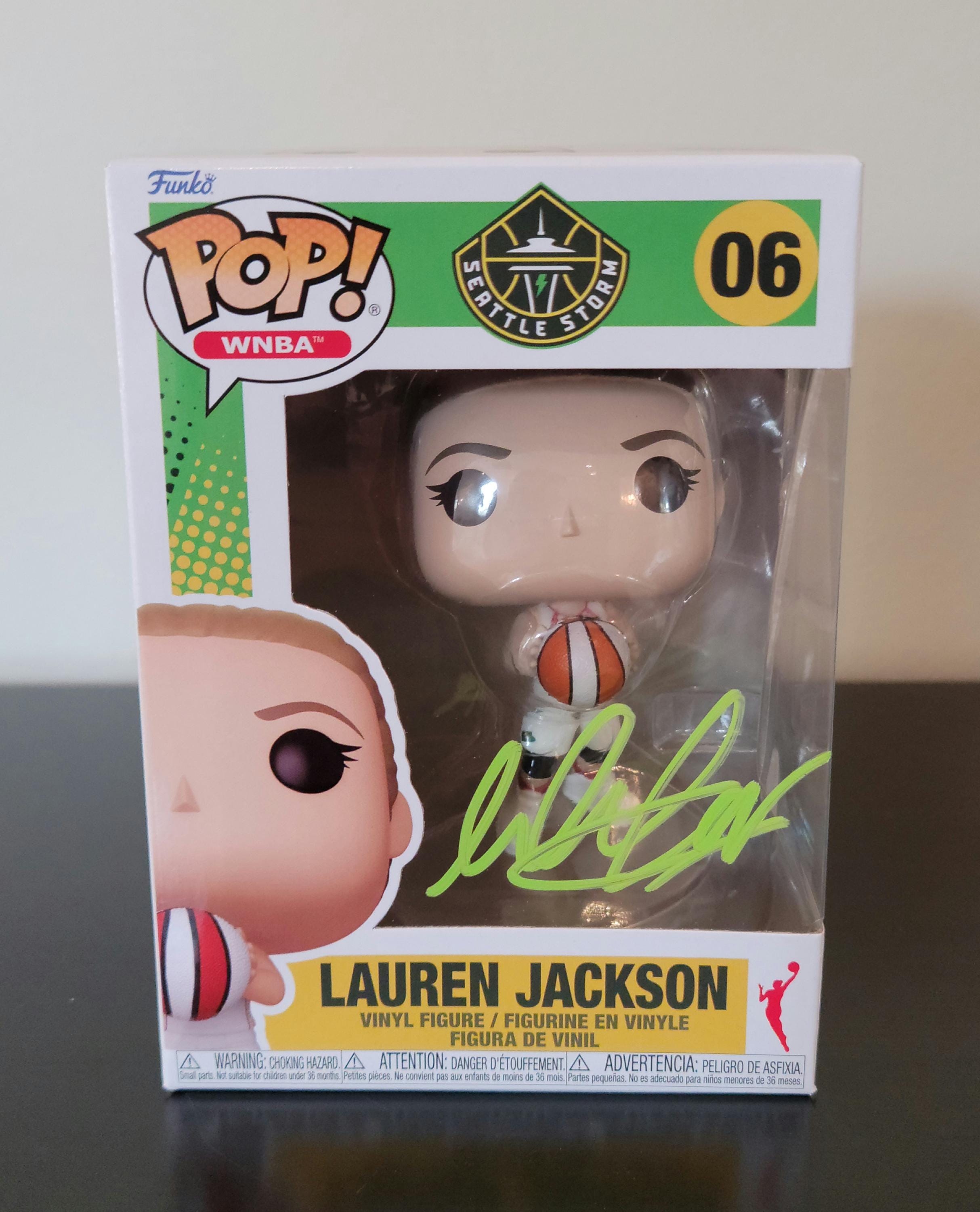 Lauren Jackson Signed Autographed Rookie Funko Pop Seattle Storm WNBA Holo & COA
