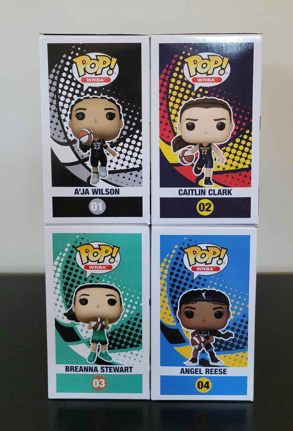WNBA Set! Signed Autographed Rookie Funko Pops Caitlin Clark WNBA Hologram & COA