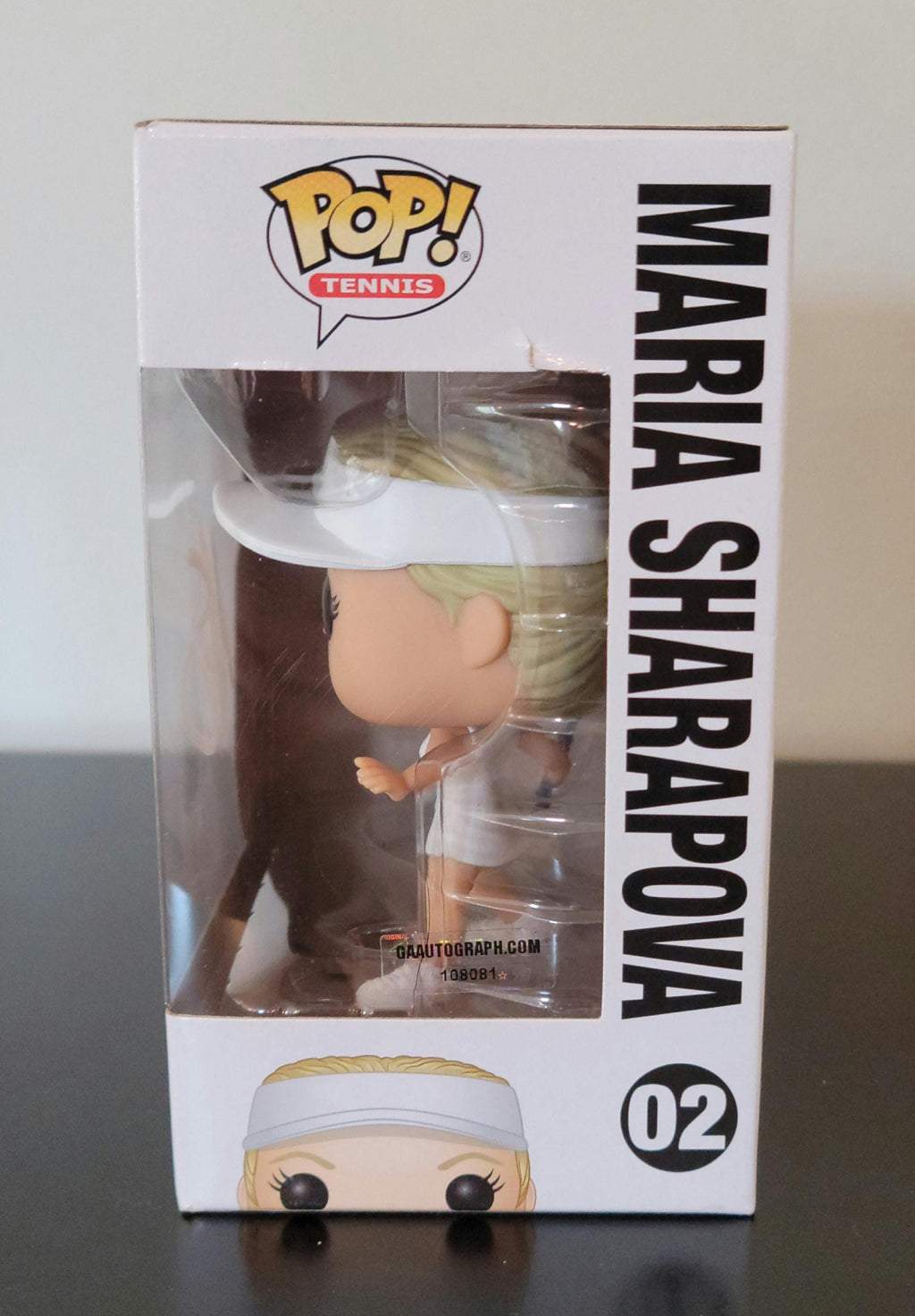 Maria Sharapova Signed Autographed Tennis Funko Pop Authenticated