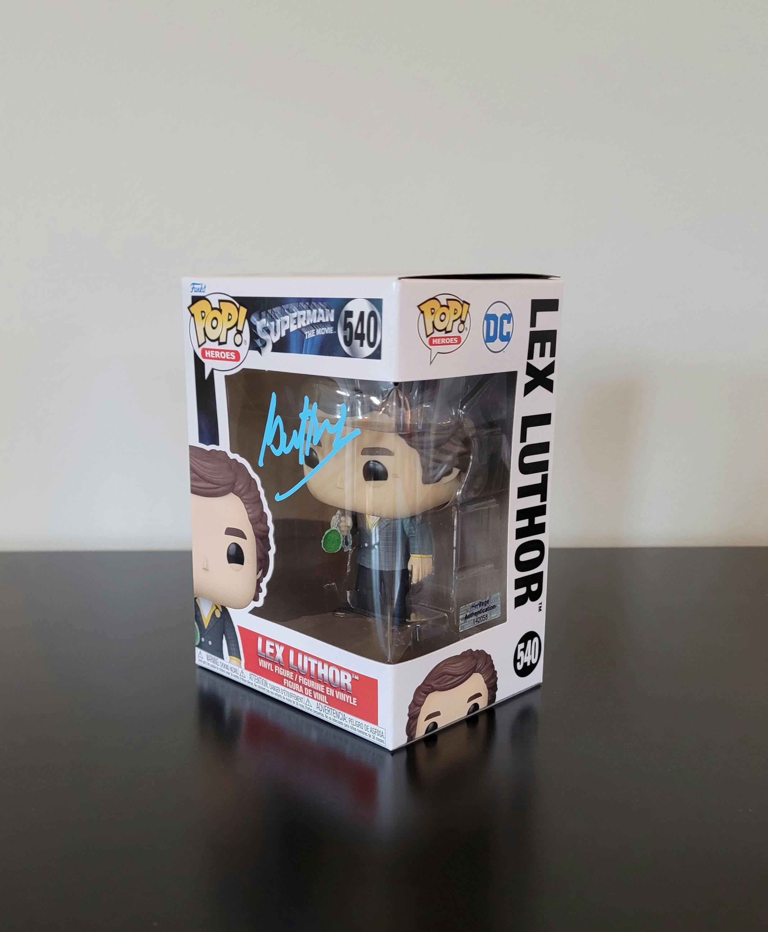 Gene Hackman Signed Autographed Superman Lex Luthor Funko Pop w/ COA