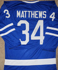 Auston Matthews Signed Autographed Toronto Maple Leafs Custom Jersey w/ COA