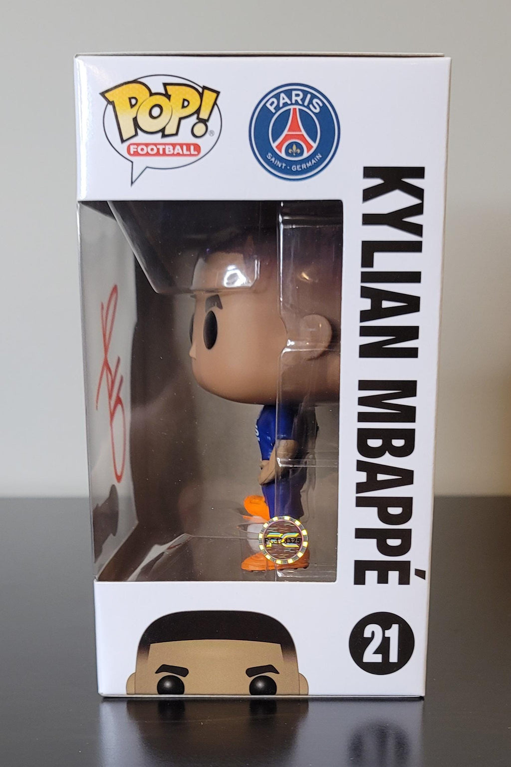 Kylian Mbappe Signed Autographed Funko Pop Real Madrid with COA