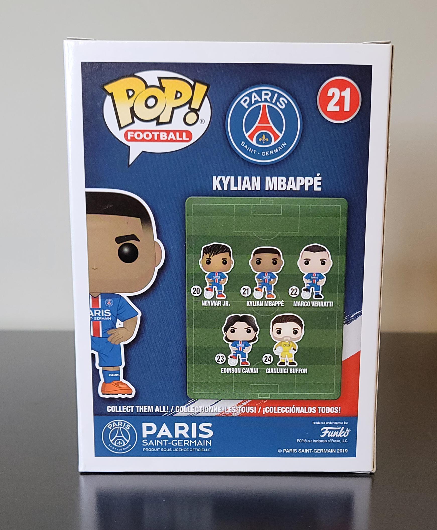 Kylian Mbappe Signed Autographed Funko Pop Real Madrid with COA