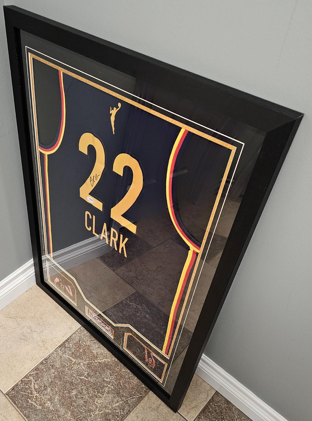 FRAMED! Caitlin Clark Signed Indiana Fever Jersey PSA COA Autographed