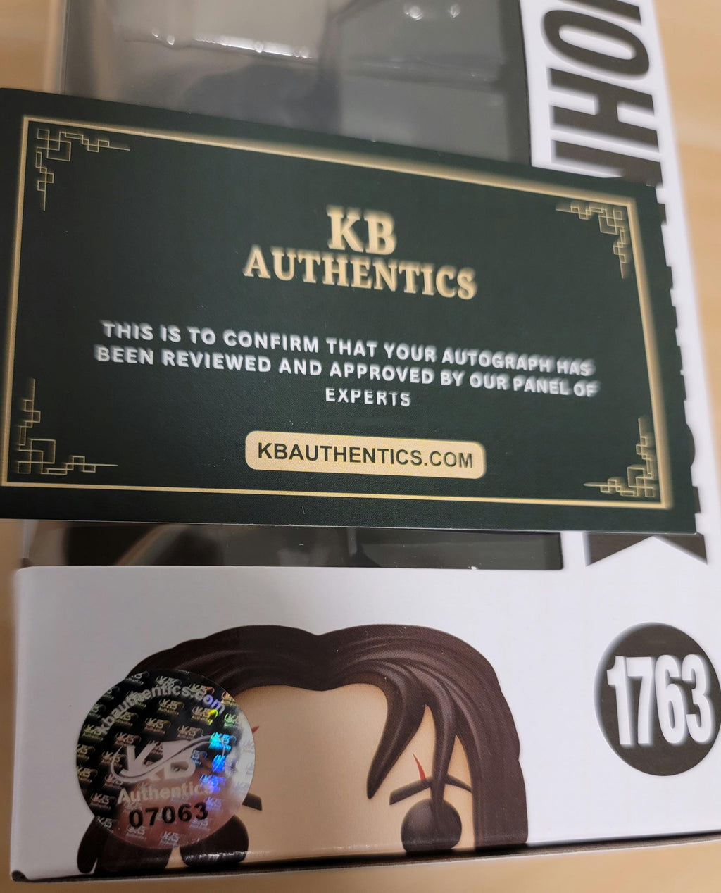 TWO! Keanu Reeves Signed Autographed John Wick Funko Pops w/ COA Neo The Matrix