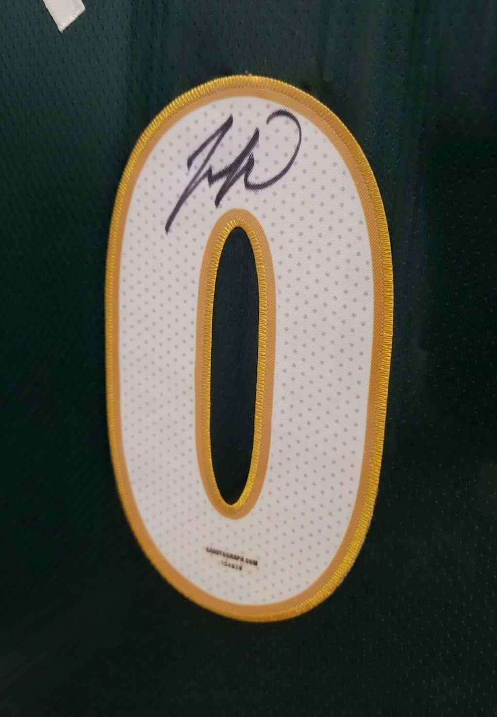CUSTOM FRAMED! Jayson Tatum Signed Autographed Celtics Custom Jersey w/ COA