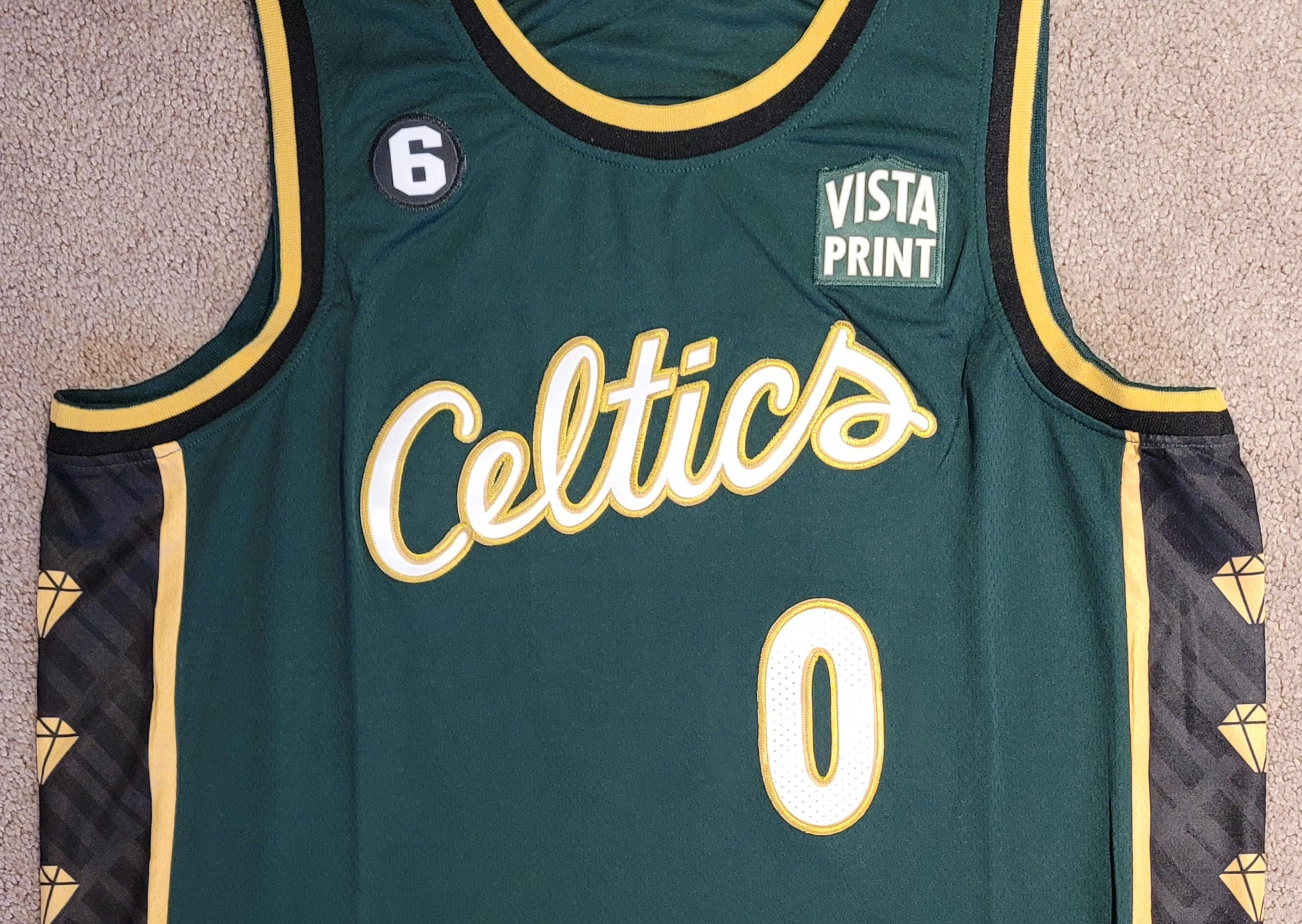 CUSTOM FRAMED! Jayson Tatum Signed Autographed Celtics Custom Jersey w/ COA