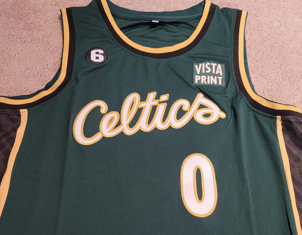 CUSTOM FRAMED! Jayson Tatum Signed Autographed Celtics Custom Jersey w/ COA