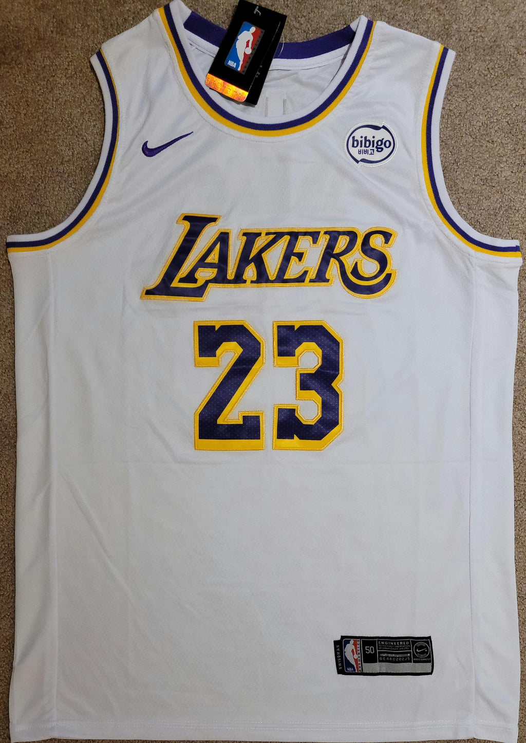 FRAMED! LeBron James Signed Los Angeles Lakers Swingman Jersey PSA COA Autographed