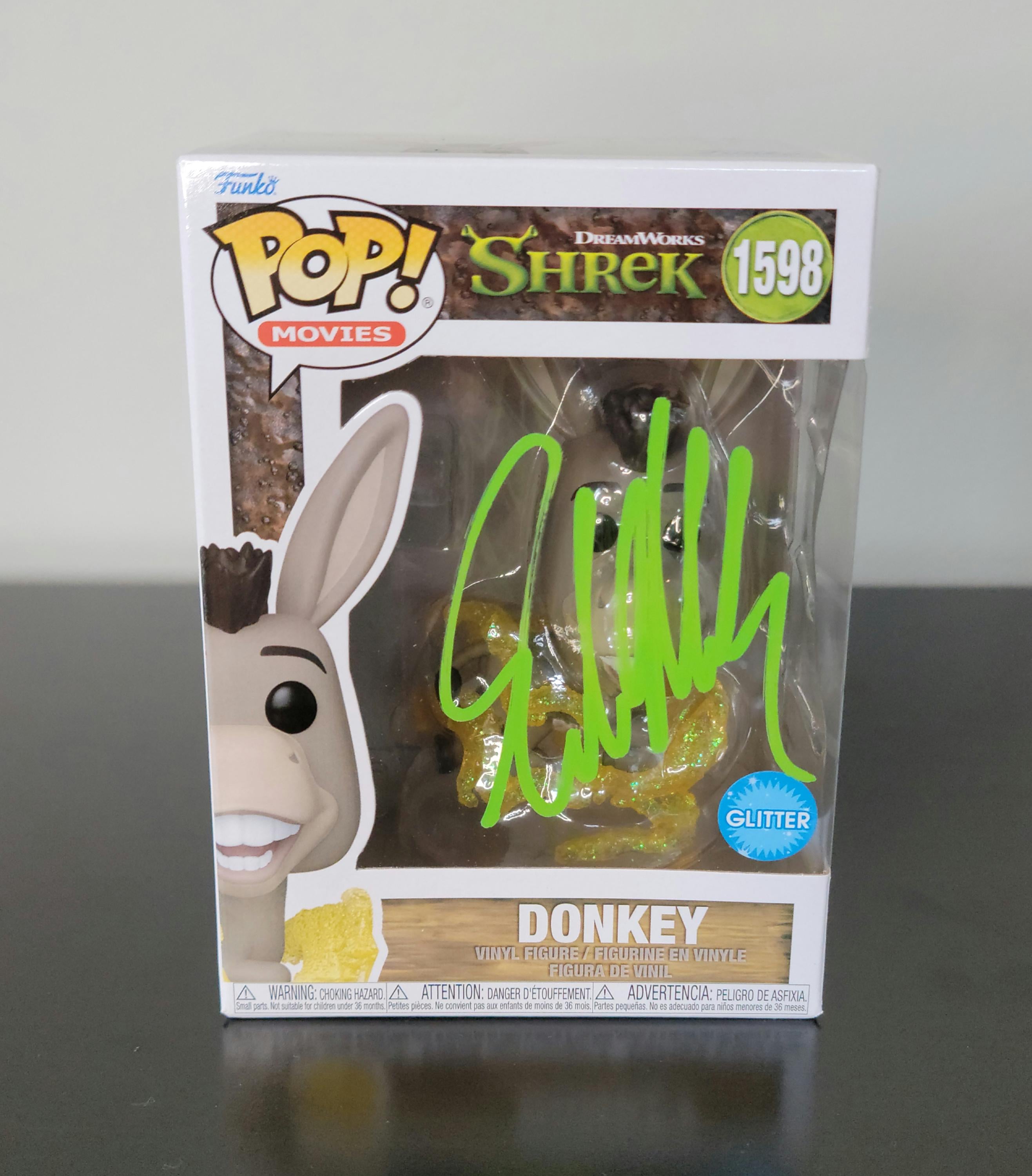 Eddie Murphy Signed Autographed Shrek Glitter Donkey Funko Pop with COA