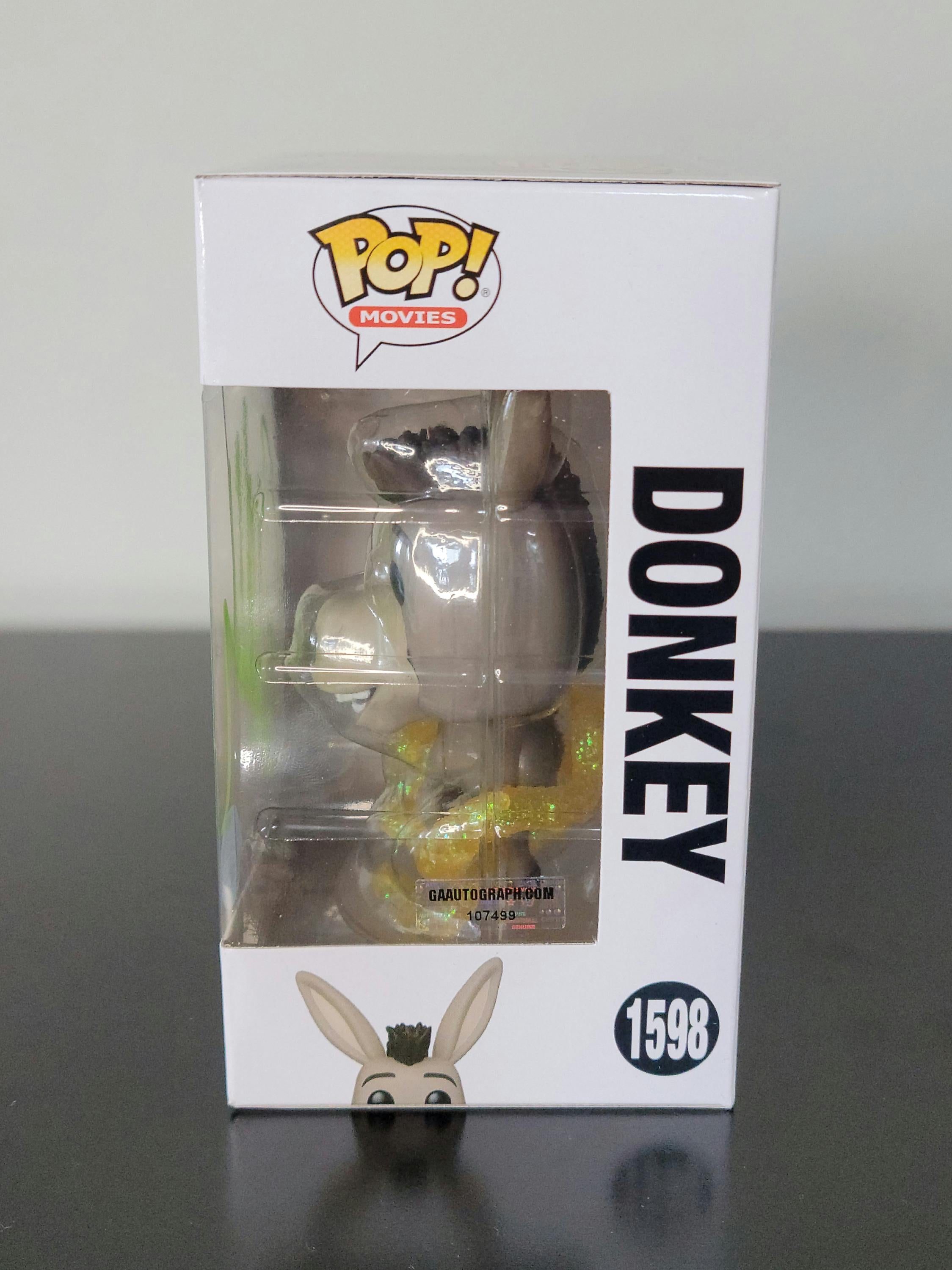 Eddie Murphy Signed Autographed Shrek Glitter Donkey Funko Pop with COA