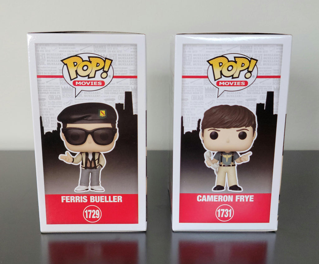 Ferris Bueller Signed Autographed Matthew Broderick Alan Ruck Funko Pops w/ COA