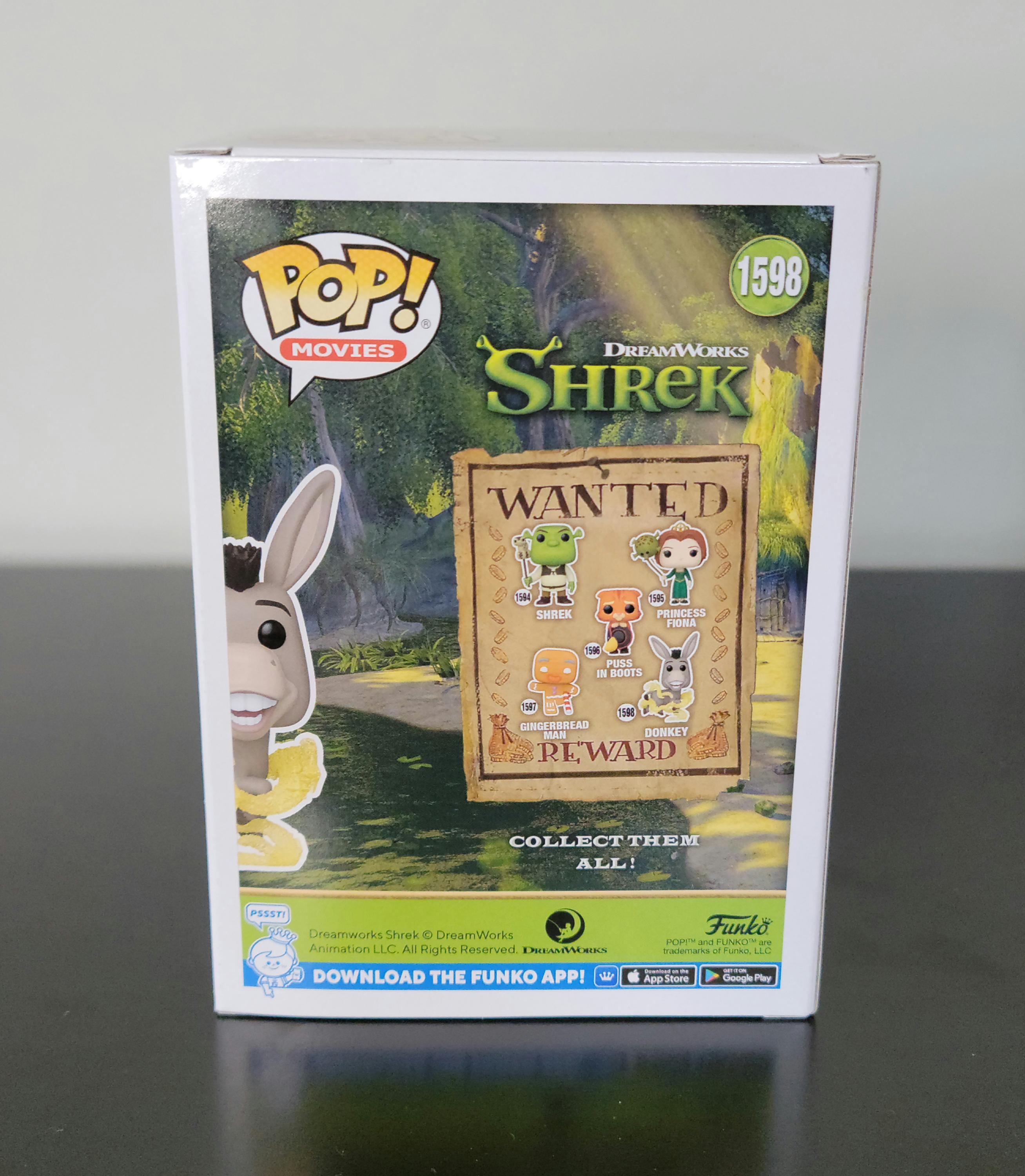 Eddie Murphy Signed Autographed Shrek Glitter Donkey Funko Pop with COA