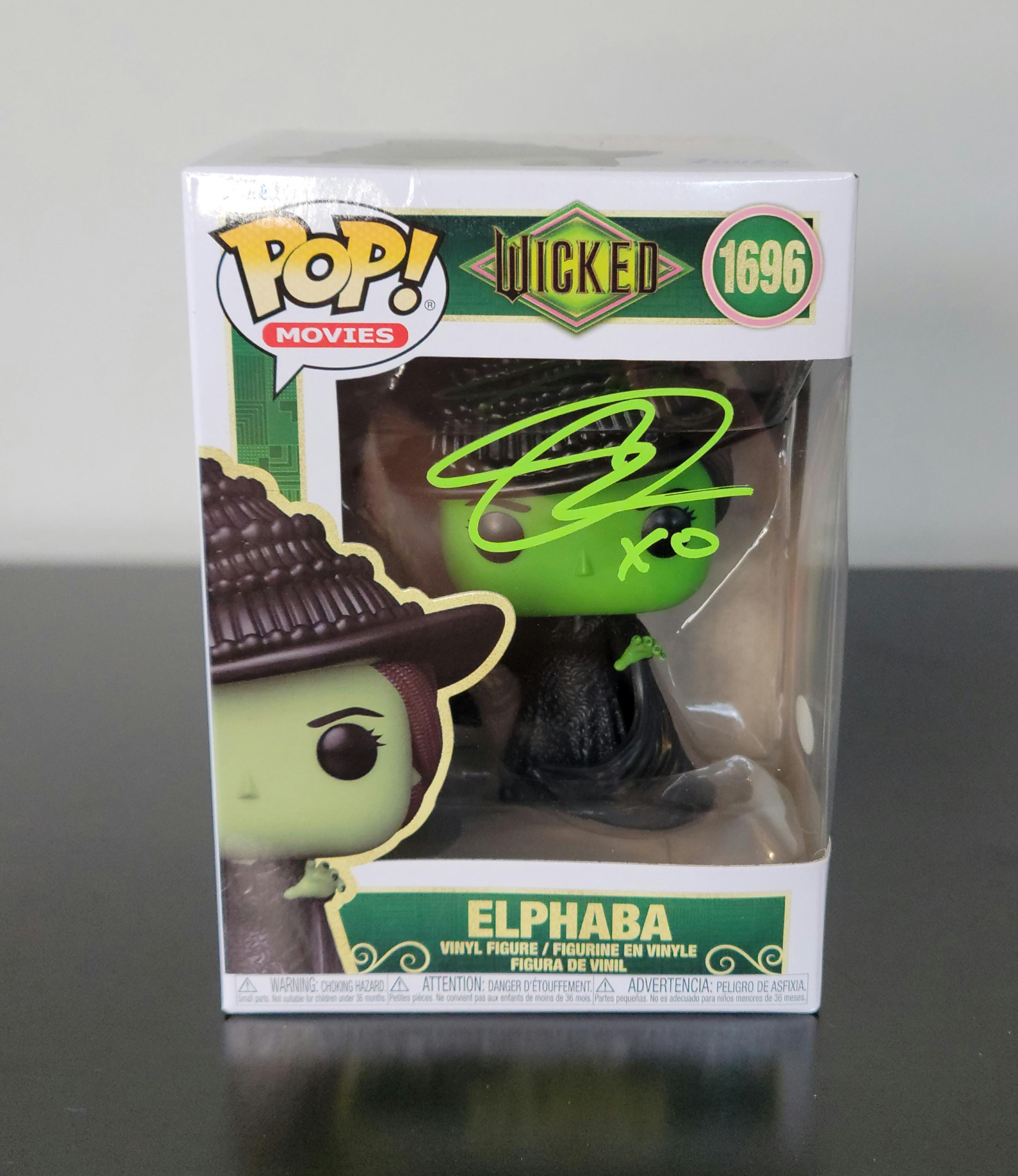 Cynthia Erivo Signed Autographed Wicked Movie Elphaba Funko Pop with COA