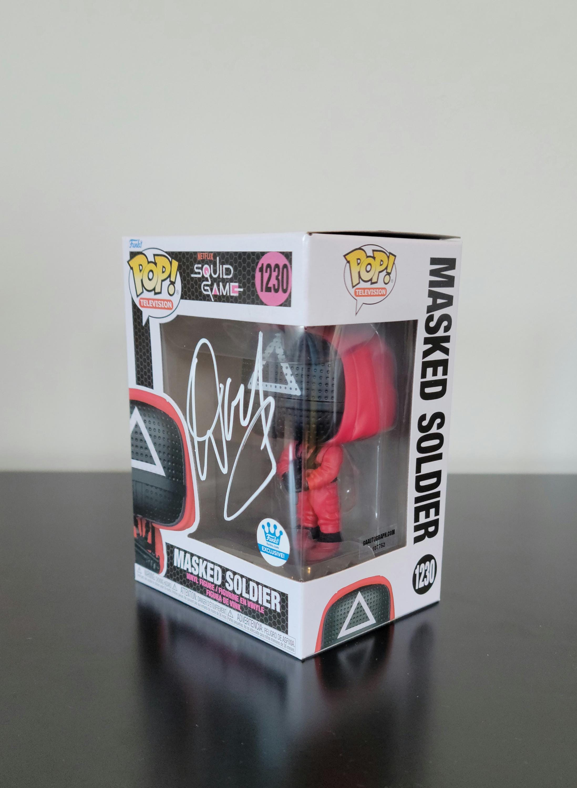 Hwang Dong-hyuk Squid Game Creator Signed Autographed Funko Pop Authenticated