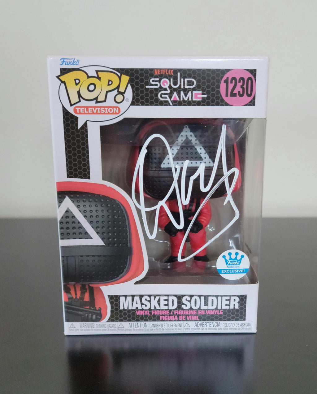 Hwang Dong-hyuk Squid Game Creator Signed Autographed Funko Pop Authenticated