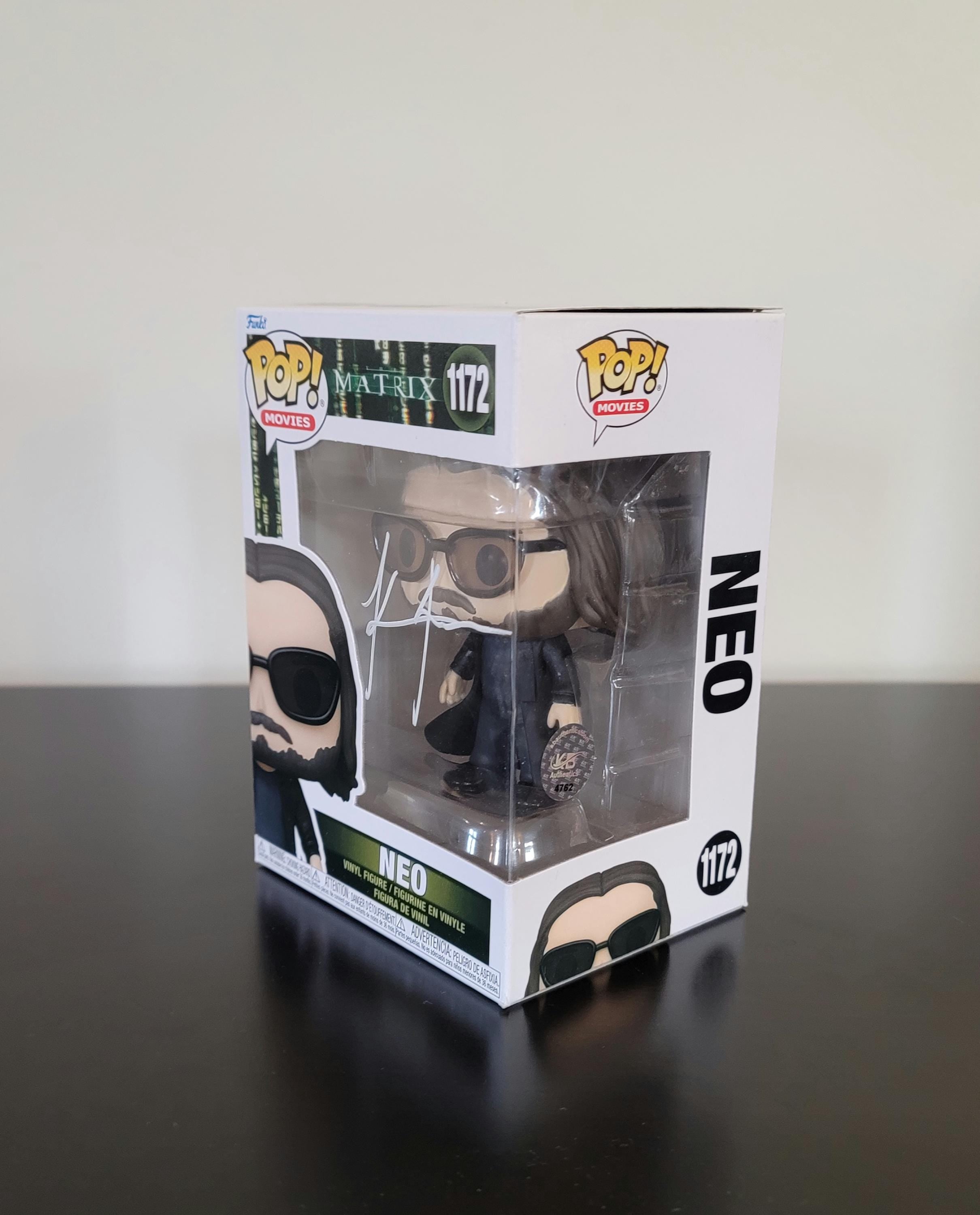 Keanu Reeves Signed Autographed Neo The Matrix Funko Pop w/ COA