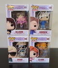 The Breakfast Club Set of Four Signed Autographed Funko Pops with COA
